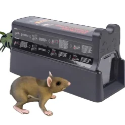 220V Elektrisk Musfälla, Hög Spänning 7000V, Mångsidiga Strömalternativ, Lättstädad Design