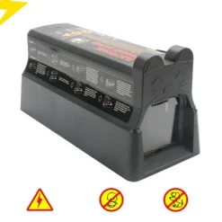 220V Elektrisk Musfälla, Hög Spänning 7000V, Mångsidiga Strömalternativ, Lättstädad Design