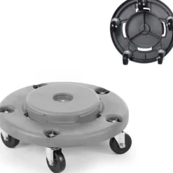 Vagnbas på hjul för en rund sopcontainer, diameter. 50 cm - Hendi 691441