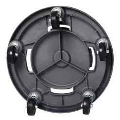 Vagnebas på hjul för en 120L rund köksavfallsbehållare