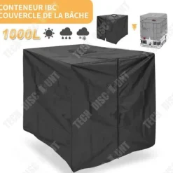 Vattenbehållarlock - TD® - 1000L - Oxford tyg 420D - Dammskydd - UV-skydd