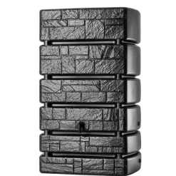 Vattenfat, 500 liters kapacitet, hållbart HDPE-material, kopplas till bevattningssystem, UV-beständigt, 110 cm höjd