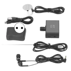 Vattenläckagedetektering Högkänslig läckagemonitor Ljudjustering Vattenledningsläckageövervakning för hemmet EU-kontakt 100‑240V