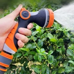 Vattenpistol - 10 bevattningslägen, multifunktionell trädgårdsspruta, lämplig för rengöring av bilar och trädgårdar