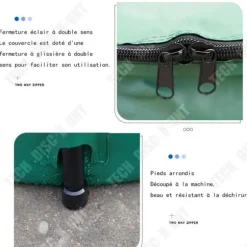 Vattentank - TD® - Hopfällbar 500L - Hållbar PVC - Grön färg - Multifunktionell