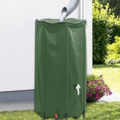 Vattentank med kran vikbar 380 L PVC