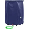 Vattentank med kran vikbar 750 L PVC
