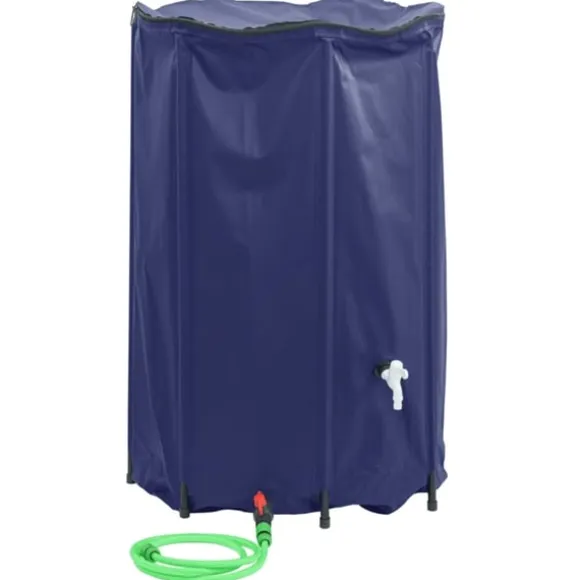 Vattentank med kran vikbar 1000 L PVC