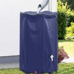 Vattentank med kran vikbar 1000 L PVC