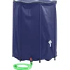 Vattentank med kran vikbar 1350 L PVC