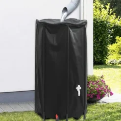 Vattentank med kran vikbar 380 L PVC