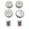 Vattentäta RGB LED-lampor för pool 4-pack med fjärrkontroll