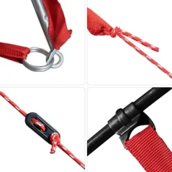 Vattentätt partytält för utomhusbruk - Enkel installation & myggskydd | Färg: Blå | Storlek: Standard