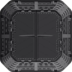 Väderbeständig kompostlåda 480 L - Effektiv kompostering | Färg: Svart | Storlek: 93,3x93,3x80 cm