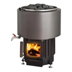 Vedeldat Bastuaggregat Narvi Luosto med Vattenbehållare