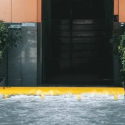 Översvämningsbarriär, 732x50,8x30,5 cm, Gul, PVC