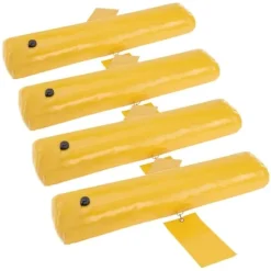 Översvämningsbarriärer, sandsäckar, alternativ 4-pack, vattenbarriärer för hemmet, dörröppning, uppfart (4FTx6in)