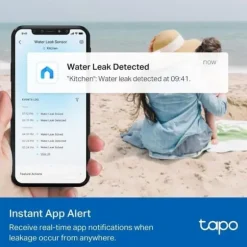 Översvämningsdetektor - TP-Link - Tapo T300 - Larm 90 dB - IP66 - Trådlös