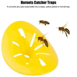 VGEBY 10 stycken Återanvändbara geting- och bålgetingfällor i plast för biodling