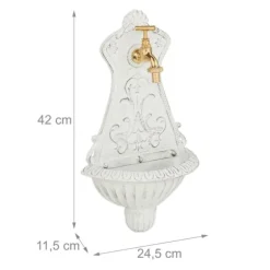 Väggfontän, 42x24,5x11,5 cm