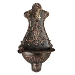 Väggfontän, 66x37x19,5 cm, Brons