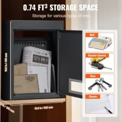 Väggmonterad Drop Box 12,5x6,3x16,9