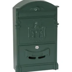 Väggmonterad postlåda - Arregui - D-2151-V - Aluminium - Grön - Storlek M (A4)