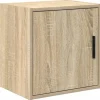 Väggskåp för garage i konstruerat trä - Förvaring i Sonoma-ek | Färg: Ek | Storlek: Standard
