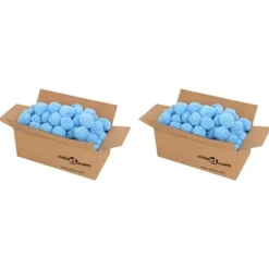vidaXL Antibakteriella filterbollar blå 1400 g polyeten