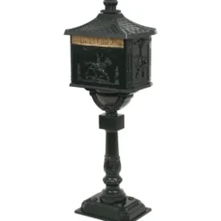 vidaXL Fristående brevlåda Vintage Aluminium Rostsäker Grön