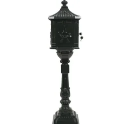 vidaXL Fristående brevlåda Vintage Aluminium Rostsäker Grön