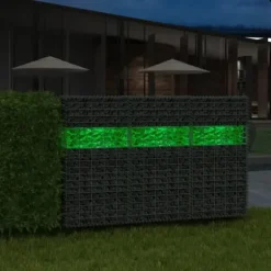 vidaXL Gabionsten glas grön 60-120 mm 25 kg - Trädgårdsstenar & klivstenar