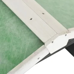 vidaXL Garage för robotgräsklippare 72x87x50 cm grå och vit granträ - Gräsklipparskydd