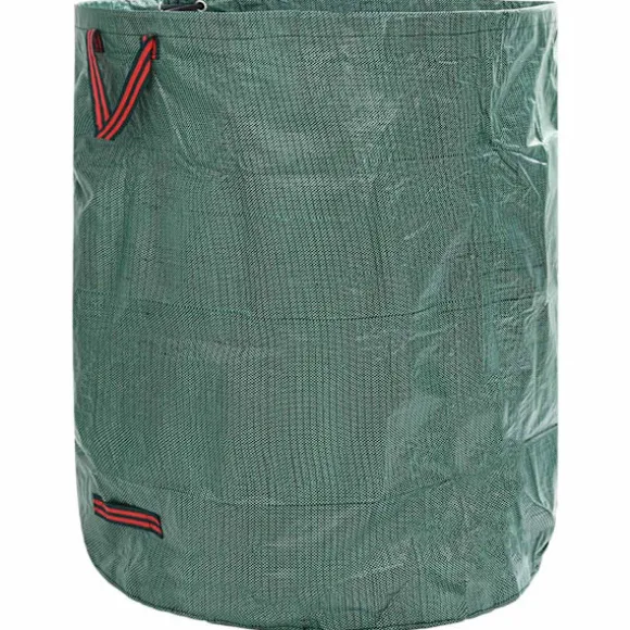 vidaXL Grön Polypropylen Stor Hopfällbar Sopsamlingsbag Cylindrisk