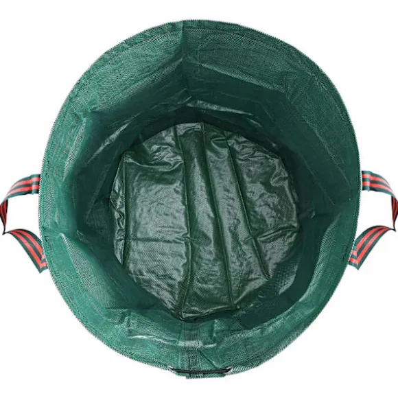 vidaXL Grön Polypropylen Stor Hopfällbar Sopsamlingsbag Cylindrisk