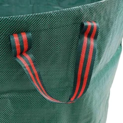 vidaXL Grön Polypropylen Stor Hopfällbar Sopsamlingsbag Cylindrisk