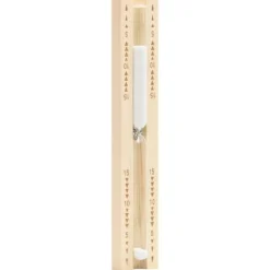 vidaXL 2-i-1 Bastutermometer & hygrometer sandur set massiv furu