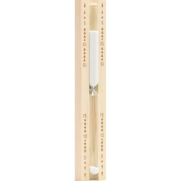 vidaXL 2-i-1 Bastutermometer & hygrometer sandur set massiv furu