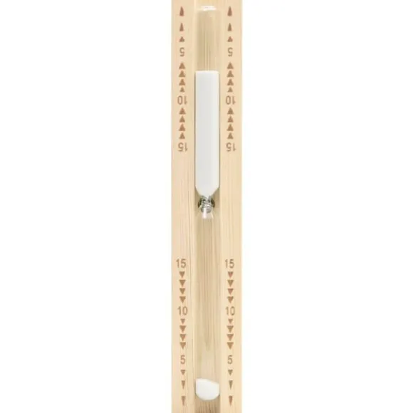 vidaXL 2-i-1 Bastutermometer & hygrometer sandur set massiv furu