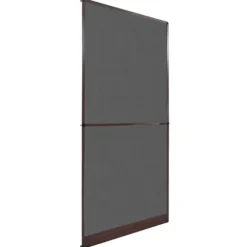 vidaXL Insektsnät med gångjärn för dörrar 100 x 215 cm brun - Husdörrar