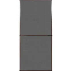 vidaXL Insektsnät med gångjärn för dörrar 100 x 215 cm brun - Husdörrar