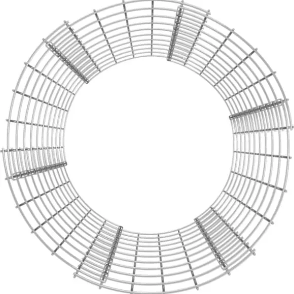 vidaXL Kompost Ø50x100 cm galvaniserat stål - Komposterare