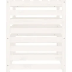 vidaXL Kompostlåda vit 63,5x63,5x77,5 cm massiv furu - Komposterare