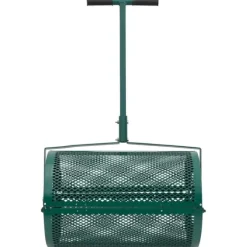 vidaXL Kompostspridare 75L grön Ø40x60 cm stål