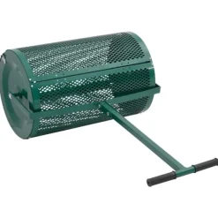 vidaXL Kompostspridare 75L grön Ø40x60 cm stål