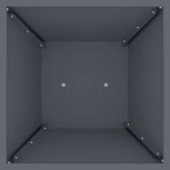 vidaXL Konformad växtställ Vit Plast Stor Dekorativa inläggningar