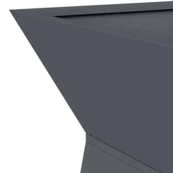 vidaXL Konformad växtställ Vit Plast Stor Dekorativa inläggningar