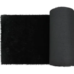 vidaXL Konstgräs Svart Polyeten, Polypropylen, SBR 1 x 2 meter, 30mm tjock