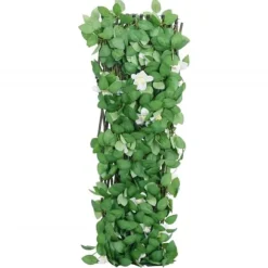vidaXL Konstväxt murgröna spaljé expanderbar grön 186x30 cm - Staket