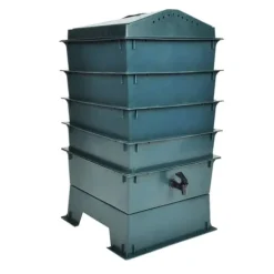 vidaXL Maskkompost 4 brickor 42x42x60 cm - Tillbehör för trädgårdsskötsel